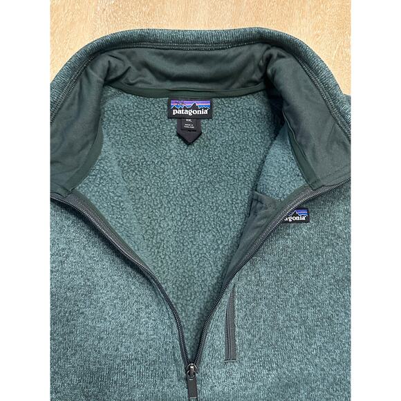NWOT Patagonia Better Sweater 1/4-Zip Fleece GREEN XXL - Picture 3 of 6